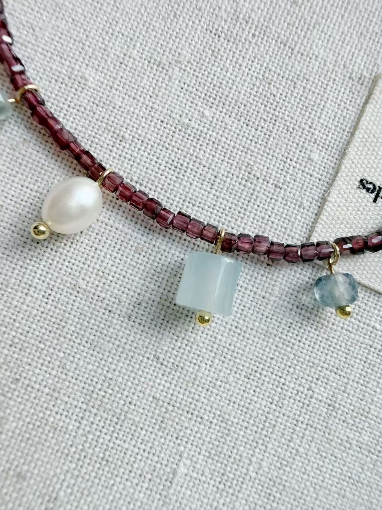 Garnet & Multi-Gemstone Bracelet