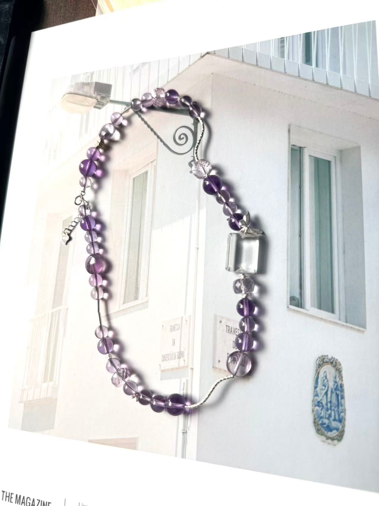 Convertible Amethyst Bracelet & Necklace