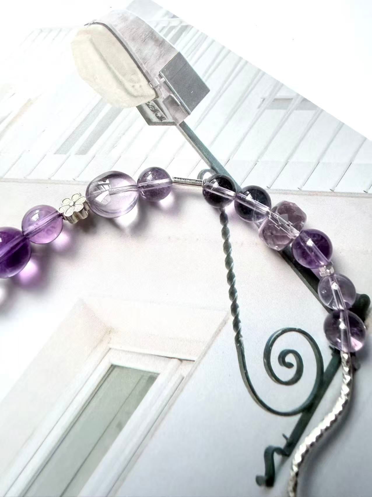 Convertible Amethyst Bracelet & Necklace