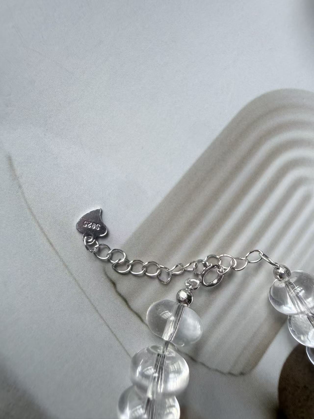 Tianshan Phantom Quartz & Clear Quartz Bracelet