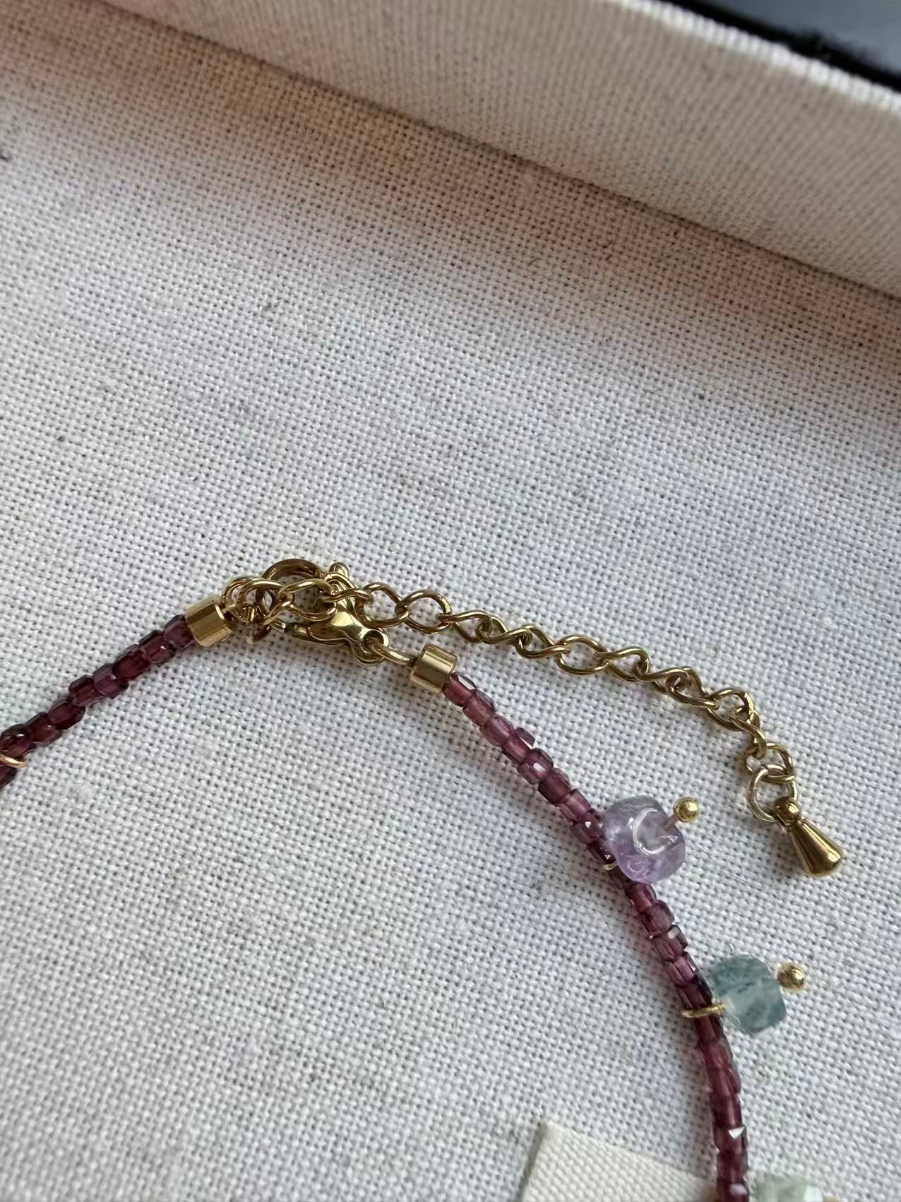 Garnet & Multi-Gemstone Bracelet